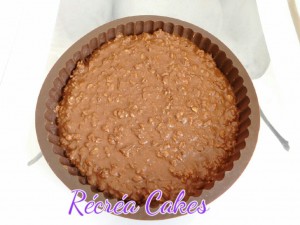 Croustillant coco,cacahuètes, praliné